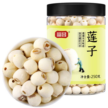 富昌食品 易煮易烂干货煲汤食材富昌莲子250g/罐（通芯白莲罐）