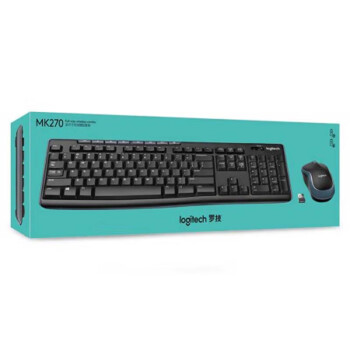 罗技MK270无线键盘鼠标套装笔记本台式电脑家用办公打字便携专用 罗技MK270