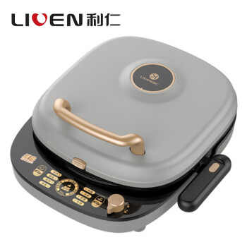 利仁（Liven）电饼铛LR-D3036上下盘可拆洗家用双面加热电饼档25mm加深烤盘煎饼锅烙饼锅三明治早餐机