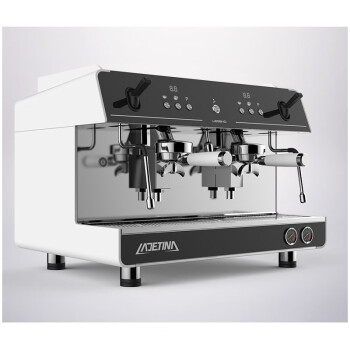 LADETINA拉迪天纳Q2 大正传奇咖啡机 商用开店 意式半自动 （双头 黑色）