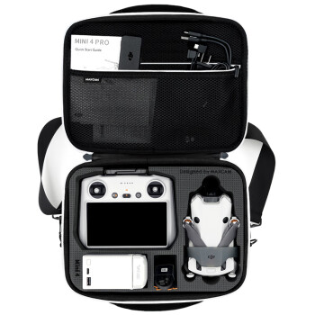 MAXCAM麦思卡姆 适用于 大疆DJI Mini 4 Pro收纳包单肩背包便携旅行包安全保护箱盒配件硬壳抗压摔防溅水