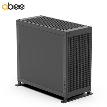 abee PIXEL ONE全铝机箱 黑色 三向互换/垂直布局/像素拼图/4090/标准EATX/双360冷排/CNC精雕工艺 