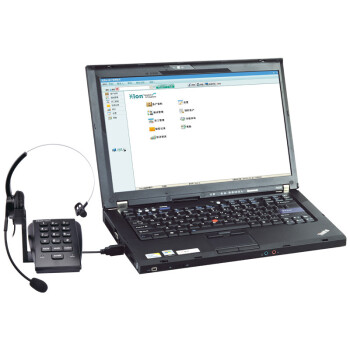 北恩（HION）U800 呼叫中心电话录音设备录音电话机套装话务员客服座机录音电话盒电脑拨号（接固话线路）