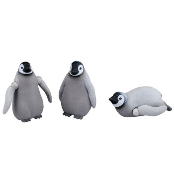 TOMY多美卡仿真海洋动物模型安利亚玩具海底动物大白鲨海龟海豚鲨鱼企鹅关节可动男孩女孩儿童玩具礼物 AS-31 皇帝企鹅-幼儿 964889