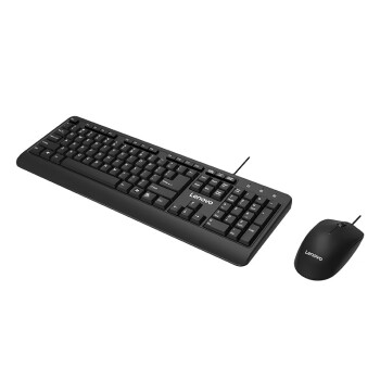 联想（lenovo）有线键盘鼠标套装  键鼠套装 办公鼠标键盘套装 KM4800键盘 电脑键盘笔记本键鼠套