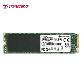 创见（Transcend）256GB SSD固态硬盘 M.2接口（NVME协议）MTE110S系列（PCIe 3x4 2280）读取1600MB/s
