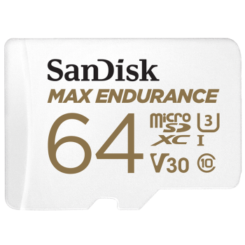 闪迪（SanDisk）64GB TF（MicroSD）存储卡 适用于家庭监控摄像头及行车记录仪内存卡