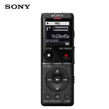 索尼（SONY）录音笔ICD-UX570F 4GB 黑色 专业线性录音棒 智能降噪升级款 商务学习采访支持内录