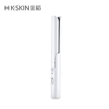 金稻（K-SKIN）夹发板迷你电夹板直发棒卷直两用男女烫发棒卷发器防烫拉直板夹白色 KD3886A