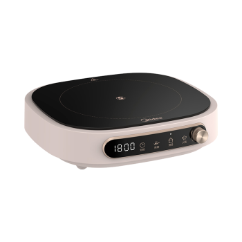 美的（Midea）电磁炉 电陶炉 家用煮茶火锅旋控2200W大火力电磁灶环形控火 智能定时4D防水MC-HW22W3-003