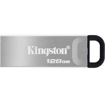金士顿（Kingston）128GB USB 3.2 Gen 1 U盘 DTKN 大容量U盘 金属外壳 读速200MB/s 学习办公投标电脑通用