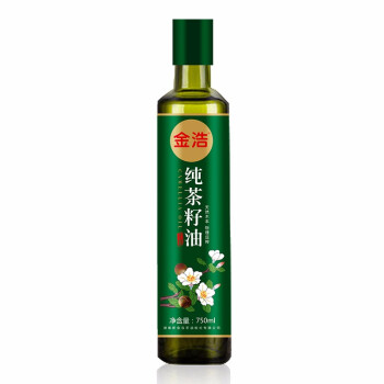 金浩（JINHAO）纯正茶油 山茶油 高山茶籽油 植物油 食用油月子油 750ml