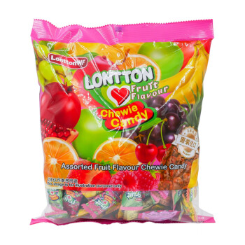 lonttonwf马来西亚进口伦敦小熊混合果味软糖糖果500g*2袋儿童零食