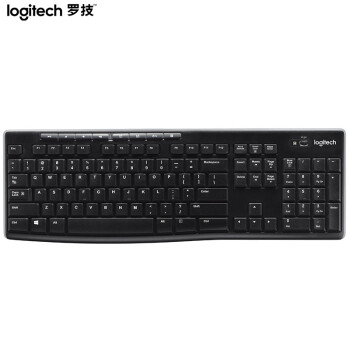 罗技（Logitech） MK270 无线光电键鼠套装 无线鼠标无线键盘套装 黑色办公适用  RH.