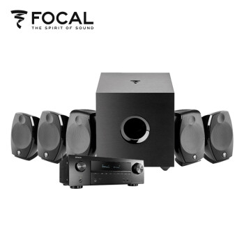 FOCAL the spirit of sound劲浪卫星音箱 SIB EVO 5.1.2+天龙 X1600 卫星音箱7.1家庭影院套装