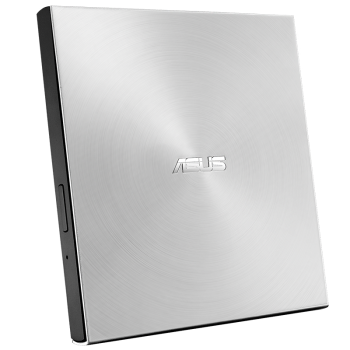 华硕(ASUS) 8倍速 USB2.0 外置DVD刻录机 移动光驱 银色(兼容苹果系统/SDRW-08U7M-U)
