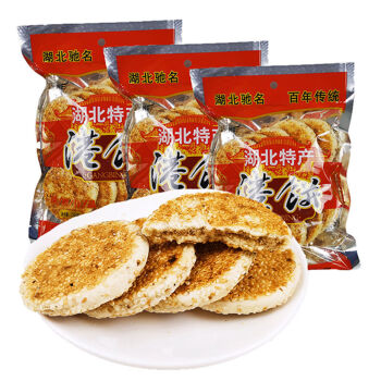 上海可发湖北特产黄石港饼烧饼芝麻饼喜饼传统糕点点心老人爱吃零食