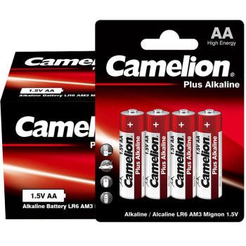飞狮（Camelion）碱性电池 干电池 LR6/AA/5号 电池 48节 鼠标/血压计/玩具/相机/指纹锁/话筒/血氧仪/耳温枪