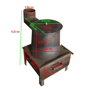 可狄新款柴火炉加厚钢板煤炭炉农村家用烧木柴禾秸秆木炭采暖取暖炉子