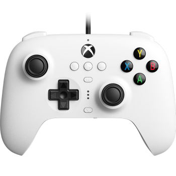 八位堂 8BitDo 猎户座 微软授权有线手柄 Xbox Series PC 电脑Steam游戏手柄 卧龙苍天陨落 冰雪白