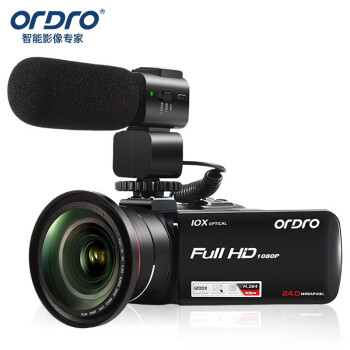 欧达（ORDRO）Z82摄像机高清专业直播录像机数码摄像机便携手持DV 专业vlog短视频