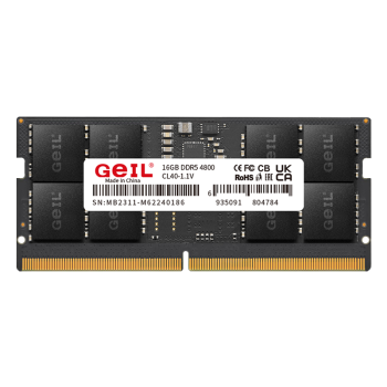 GEIL金邦 16G DDR5-5600  笔记本内存条 千禧系列