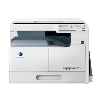 柯尼卡美能达（KONICA MINOLTA）6180en a3打印机办公大型 黑白复合机a4复印机扫描机一体机商用 标配+2支粉