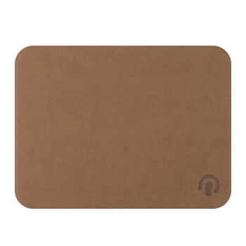 镭拓（Rantopad）G1 硬质皮革游戏防水鼠标垫 商务办公电脑鼠标垫 桌面垫 浅棕