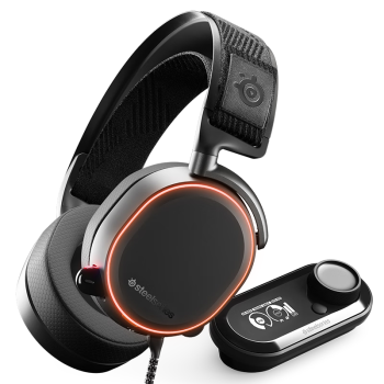 赛睿（SteelSeries）Arctis 寒冰Pro+GameDAC 有线电脑电竞头戴式游戏耳机 降噪麦克风 DTS环绕声 黑色T1 Faker推荐