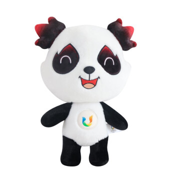 2021年成都大运会主题娃娃吉祥物蓉宝熊猫公仔玩偶黑白色毛绒卡通学生