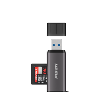 品胜（PISEN）USB3.0高速读卡器SD/TF多功能二合一同读支持电脑手机iPad相机无人机行车记录仪存储内存卡