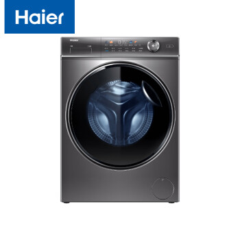 海尔10KG全自动滚筒洗衣机家用大容量变频除菌螨智能投放+洗烘一体XQG100-HBD14326L