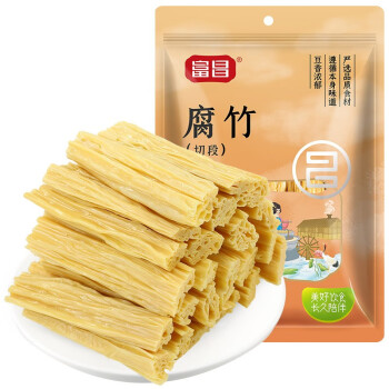 富昌 黄豆制品特产干货腐竹皮 腐竹（段）618g/袋 2袋起售 BS04