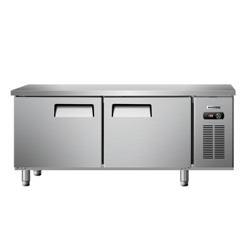 澳柯玛（AUCMA）1.5米冷藏工作台 商用厨房冰箱 不锈钢操作台冰柜 后厨奶茶店餐饮店平头柜 HC-15X8J