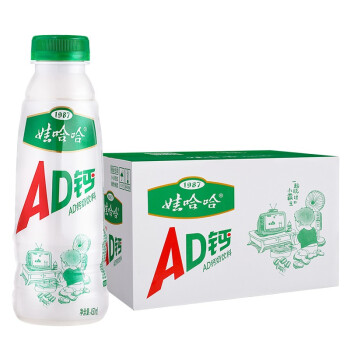 娃哈哈 AD钙奶 含乳饮料 450ml*15瓶/箱