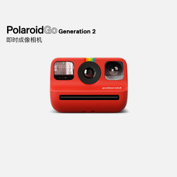 Polaroid 宝丽来 Go Gen2袖珍型即时成像相机拍立得入门级旅行必备生日送礼 红色 官方标配