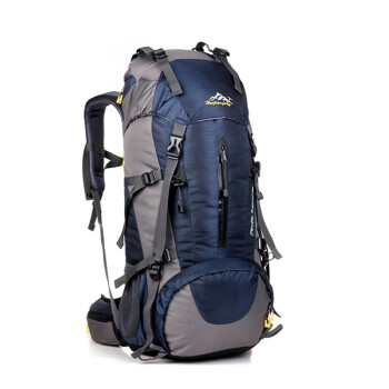 户外尖锋（HU WAI JIAN FENG）户外登山包大容量防泼水休闲双肩包徒步旅行背包45+深蓝色