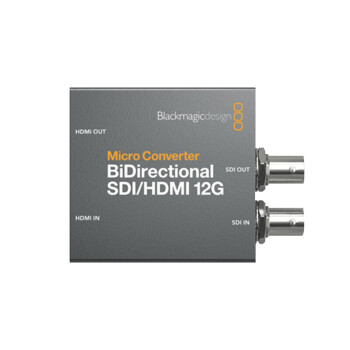 blackmagic design Micro Converter BiDirectional SDI/HDMI 12G wPSU 高清4K视频转换器转换盒 含电源