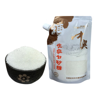 中奥（ZHONGAO） 白砂糖 食用糖白沙糖细砂糖袋装 400g