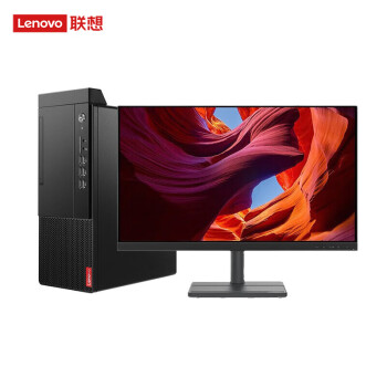 联想（Lenovo）启天M455 商用办公台式电脑整机23.8英寸(定制 i5-12500 16G 256G+1THDD 独显2G Win11)K
