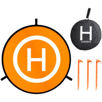 DJI 无人机起降垫停机坪地垫尺寸直径6米蓝色