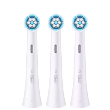 欧乐B（Oral-B） 德国进口 轻柔臻护型电动牙刷头3支装 适配iO云感刷系列   SW-3 白色  