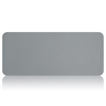 镭拓（Rantopad）S12 鼠标垫超大号 笔记本电脑键盘垫 防水皮革桌垫 办公桌书桌写字台桌面垫 灰色