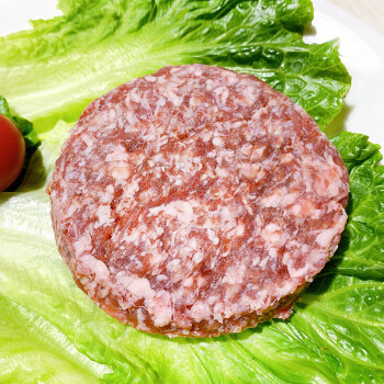 纯肉汉堡饼120g5片饼新鲜肉饼西餐食材早餐10片