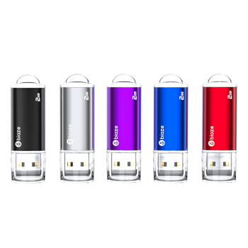 毕亚兹（BIAZE）1GB USB2.0 U盘 UP015 迷你便携 小容量投标优盘 车载U盘 办公学习通用优盘 10个/盒