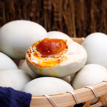 图石果记河南咸鸭蛋礼盒 20枚大蛋(单枚60-70g)流油熟鸭蛋团购礼品YQ25309