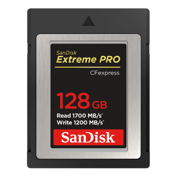 闪迪（SanDisk）128GB CFexpress Type B存储卡 微单高速影像 内存卡 读速1700MB/s 写速1200MB/s 兼容部分XQD相机
