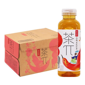农夫山泉【15瓶】茶π茶派茶饮料玫瑰荔枝红茶 500ml