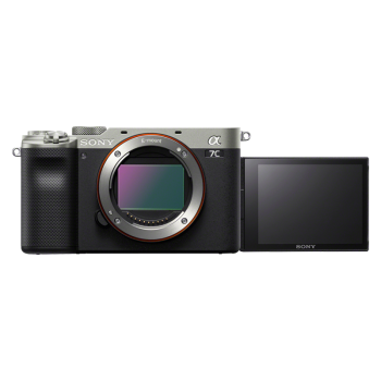 索尼（SONY）Alpha 7C 全画幅微单相机 轻便小巧简易操控实时眼部对焦 银色 （A7c/a7c/a7c）