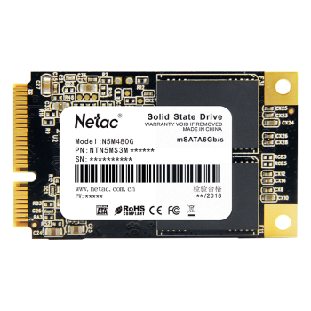 朗科（Netac）480GB SSD固态硬盘 MSATA接口 N5M迅猛系列 纤薄小巧 动力强劲